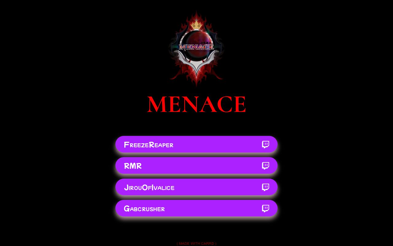 Menace Social Accounts